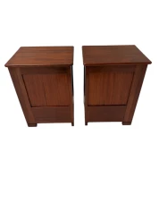 Art Deco Modernist Nightstands by J.A. Muntendam for L.O.V. Oosterbeek, 1920s 2